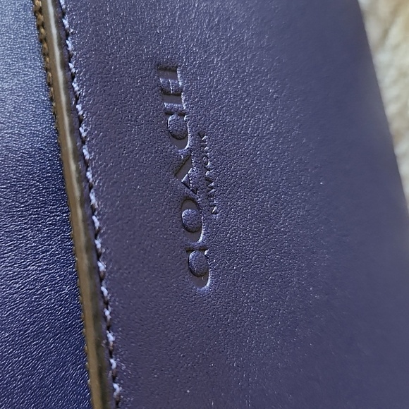 NWT IOB Coach Cadet Blue Glove Tanned Leather Men's Overnight Shave Kit 🖤🪒💙 - Picture 3 of 16